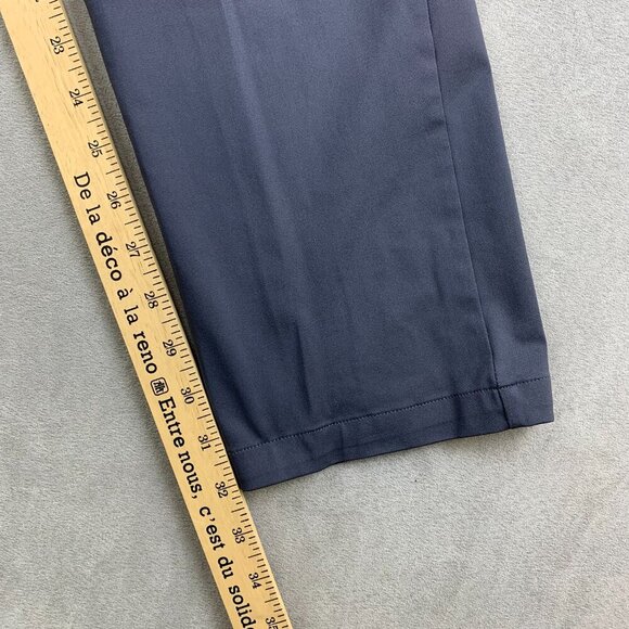 Rhone Mens Commuter Pant Slim 34x32 Iron Gray Chino Tapered Stretch Performance - Picture 9 of 14